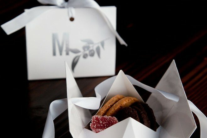 Mistral cookies in logo packages Mistral cookies in logo packages